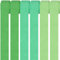 6 Rollen Bunt Krepppapier,Regenbogen kreppbänder Hintergrund Luftschlangen Papier Rainbow Crepe Paper Bastelkrepp für Party Dekoration und Handarbeiten Papierkunst (3 Stile Grün)