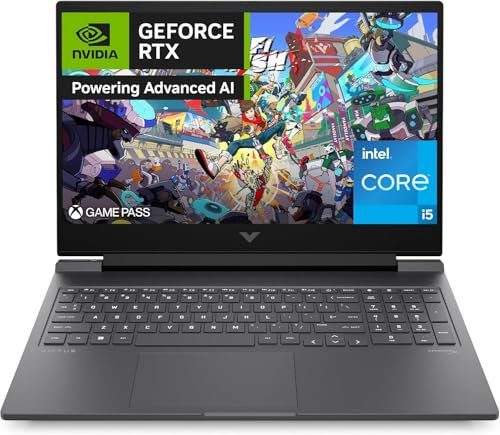 HP Victus 16-r1003sl Notebook, Intel Core i5-14450HX,RAM 16GB DDR5 5600Mhz, 512GB SSD, Display 16.1 FHD IPS 165Hz, RTX 4050 da 6GB, 3 Mesi di PC Game Pass Incluso, Windows 11, Grigio