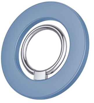 Anello Supporto Cellulare Magnetico per MagSafe - 360 ,con Anello in Metallo,Adatto per iPhone 15 14 13 12 Serie, Android- Blue