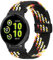 Oumida Bracelet élastique en nylon pour Vivoactive 5/Vivoactive 3 Music, Venu Sq/Venu Sq 2/Venu Sq 2 Music/Venu 2 Plus, bracelet de montre tressé avec boucle magnétique