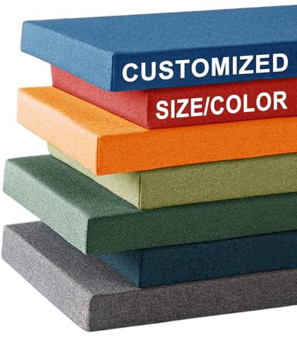 Benutzerdefinierte Bankkissen Outdoor, Rutschfeste Sitzauflage Bank, Abnehmbarem Bankauflage, Fensterbank Sitzauflagen Für Bänke, Gartenbank Auflage, Innen Sitzkissen Bank Sitzpolster (3cm Dicke)