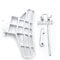 Washing Machine Door Handle 4055304143,compatible For ZANUSSI Handle For Front Load Washers ZWF81243NW ZWF81243W ZWF81250W ZWF81443W，Easy Installation