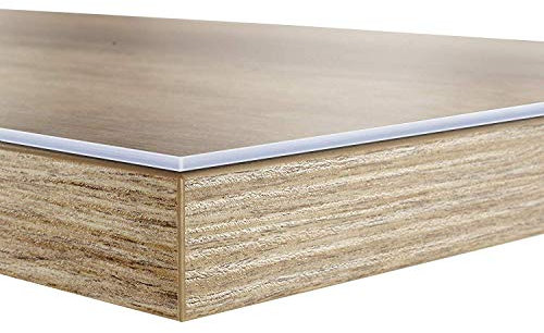 Sous-main bureau casa pura® transparent PVC | protection meuble, table, nappe épaisse | 2 tailles | Neo - 80x100cm