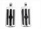 TCMT Repose-pied 10 mm Highway Repose-pied Highway Piquets de pied Repose-pied pour Harley Touring Softail Dyna