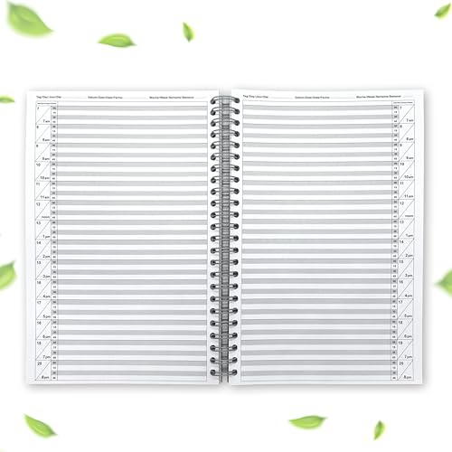 KOCHDIALOG Terminbuch Friseur Salon Praxis Bestellbuch 1 Mitarbeiter 15 Minuten Takt für 320 Tage frei einzutragen Terminplaner Praxisplaner Friseurplaner Salonplaner Terminkalender Kalender Termin