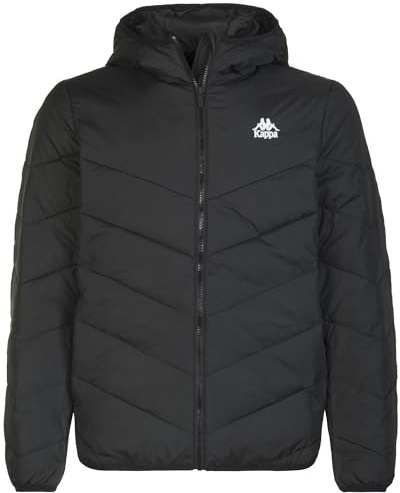 Kappa Giubbotto Uomo 222 Banda AMARIT 3030CQ0.907 (M - 907 Black-White)