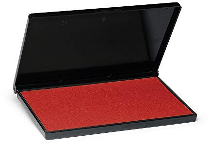Trodat rotes Stempelkissen 9052 für Handstempel, 110 x 70 mm, nachtränkbar und dokumentenecht