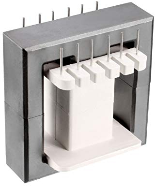 sourcing map Transformator Spulen Ferritkern Vertikale Ferrit Hälften und Spulensatz 1Sets EE65A