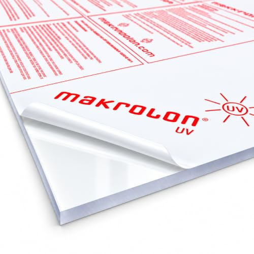 Polycarbonat Platte UV transparent Exolon/Makrolon UV (6,0 mm, 750 x 680 mm)