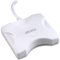 Akasa External Smart Card Reader | USB Smart Card/IC Card/ID Card Reader | CAC Reader | LED Indicator | White | AK-CR-03WHV2