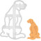 Rhodesian Ridgeback Körper Ausstechform, 1 Teil