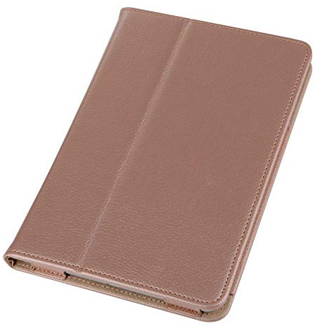 Leather Folio Flip Case for iPad 10.2in, Supports iPad 7th-9th Gen & iPad Pro 10.5 (Rose Gold)