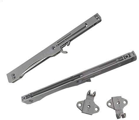 2 Teil/los Automatisch einziehbare Schubladenführungen, Schiebetür-Pufferdämpfer, Möbelbeschläge, Führungsschiene, Hardware-Zubehör