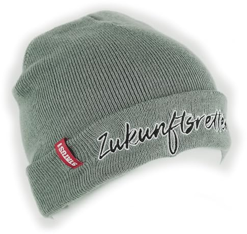 Status1 Zukunftsretter Kinder Beanie | Feuerwehr | Rettungsdienst | THW | Polizei | Strickmütze | Wintermütze | Lebensretter