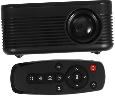 OSALADI Projecteur LED Portable pour Cinéma à Domicile avec Lecteur Multimédia, Connectique Multiple et Lecture Vidéo