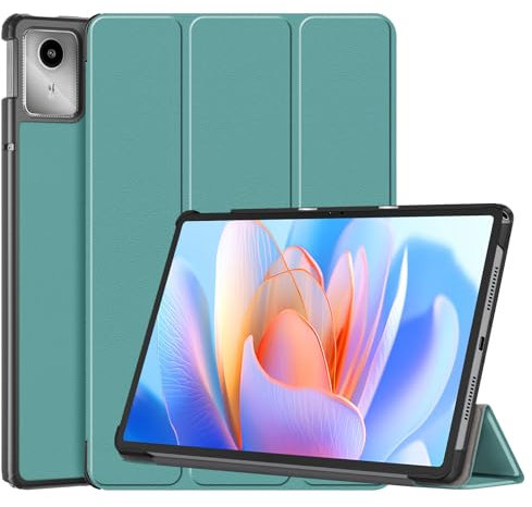 YRH per Custodia Lenovo Tab M11 11 pollici 2024, [Auto Wake/Sleep] Ultra Slim Pelle Stand Flip Cover per Tablet Lenovo M11 (1st Gen) [TB330FU /TB330XU] (verde scuro)
