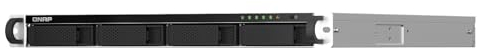 QNAP TS-464U-RP-8G 4-Bay Turbo-Station NAS (Intel® Celeron® N5095 4-Core/4-Thread Prozessor 2,0 GHz 8GB DDR4 RAM 2xRJ-45 2,5 GbE LAN-Port) 48TB Bundle mit 4X 12TB WD Red Plus HDDs