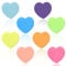 Ouligay 240 Blatt Farbige Haftnotizen, Herz Haftnotizen, Haftnotizzettel Farbig, Haftnotizen Klebezettel, Herzförmig Selbstklebende Haftnotizzettel, Heart Sticky Notes für Büro Zuhause Schule