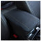 Coussin de Accoudoir Voiture Universel Four Seasons,Coussin Accoudoir en cuir en Fibre Gaufrée pour le Repose Coude,Accoudoir Central Universel Accessoire Voiture Interieur (Gris)