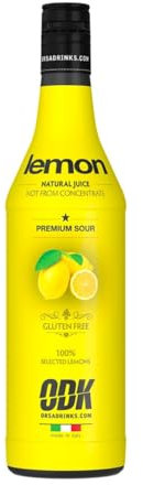 Succo di Limone Odk Succo di Limone 100% Bottiglia Pet da 750 ml Senza Glutine