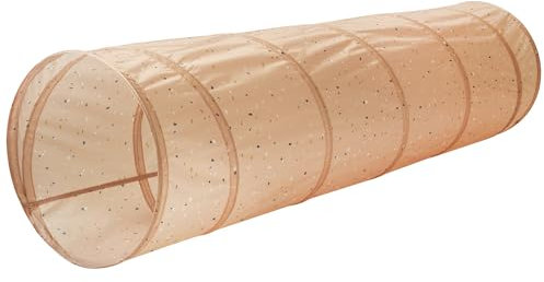 3 Sprouts - Krabbeltunnel für Kinder ab 1 Jahr – Spieltunnel Indoor & Outdoor (Terrazzo Ton)
