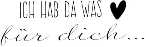 stempelshop4you – handmade 05 Holz | ICH HAB DA WAS für dich … | Herz | Geschenk