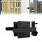 Garden Gate Latch,Door Lock Bolts,Heavy Duty Aluminum Door Latch Door Bolt Double Sided Locking For Barn External Wooden Gates(Black)