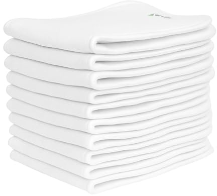 KOLO – Set di 10 inserti assorbenti – 4 strati, Bambù 100% lavabili e riutilizzabili. Kit di alta qualità, fodere adatte a tutti i pannolini riutilizzabili.