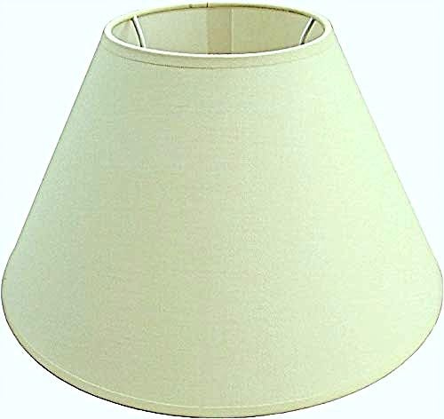 Tisch-Lampenschirm *rund*, Chintz creme, Du=45/Do=20/H=29cm Befestigung UNTEN E27