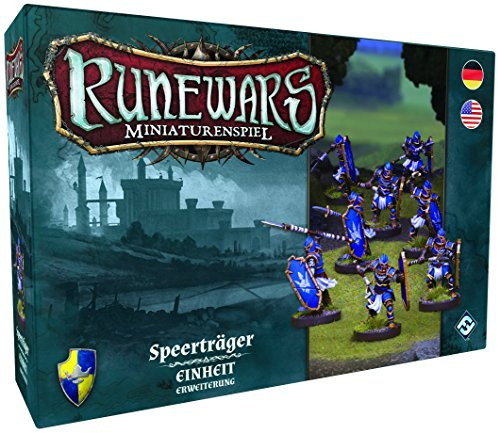 Fantasy Flight Games FFGD0127 Runewars Miniaturenspiel - Speerträger Einheit Erweiterung