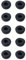 Jabra 14101-60 Engage 65 75 Duo Ohrpolster 5 x 2 Stück Schwarz