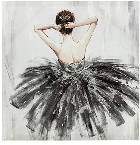 Atmosphera - Toile imprimée Danseuse 48x48 cm - Modèle 2
