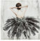 Atmosphera - Toile imprimée Danseuse 48x48 cm - Modèle 2