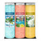 Nortembio Epsom Salz Set 3 x 430 g. Jasmin, Zimt und Kokosnussaroma. Hydratisiert mit Vitamin C und E. Badesalz, Aromatherapie, Floatingtherapie. E-Book Inklusiv.