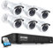 ZOSI 1080p Home Security Camera System Kit, 8 Channel CCTV DVR Recorder with 6 Pack 1080p Surveillance Bullet Camera Outdoor Indoor, Remote Access, 1TB Hard Drive Built-in