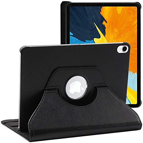 ebestStar - Coque pour iPad Pro 11 (2022, 2021, 2020, 2018) Apple, Etui Rotatif 360, Housse Protection PU Cuir, Noir