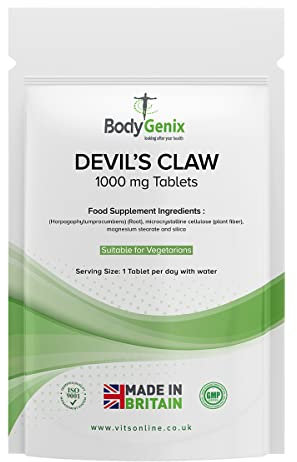 BodyGenix Devil's Claw 1000mg Tablets