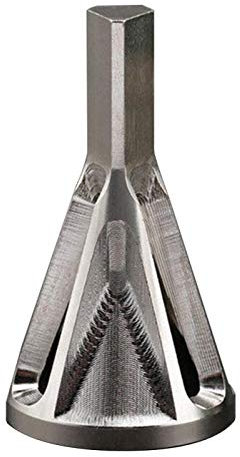 Deburring External Chamfer Tool Stainless Steel Remove Burr Tools for Drill Bit Stainless Steel Eliminate Damaged Extractor(Black)