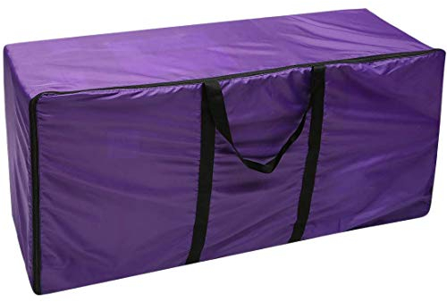 Basage Hay Bale Storage Bag, Extra Large Tote Hay Bale Carry Bag, Foldable Portable Horse and Livestock Hay Bale Bags with Zipper Waterproof