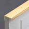 Modern Unsichtbar Möbelgriffe Stangengriff,Solide Aluminiumlegierung Türgriff Schrankgriffe,Bügelgriff Kabinettgriffe Schubladenknopf Griffe,mit Schrauben (Länge 1200mm,Golden)