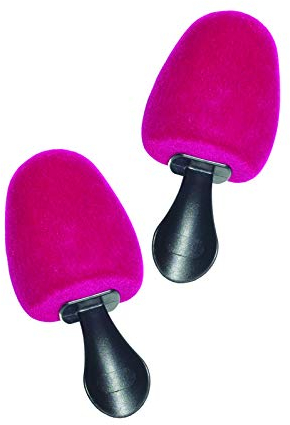 Kaps Tendiscarpe in Schiuma e Velluto con Manico, Tendiscarpe per Ballerine con Punta Ovale, Forma per le Scarpe in Velluto con Formula Igienica (Fucsia)