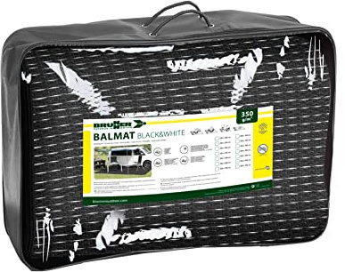 BRUNNER Balmat Teppich 250x450cm schwarz/weiß
