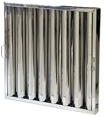 Filtro Separador de Grasa con Lamas en Acero Inoxidable ASIS 430 | 490x490x50 mm | Bricoprofesional