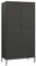 vidaXL Kleiderschrank Garderobenschrank Dielenschrank Schlafzimmerschrank Stahlschrank Lagerschrank Mehrzweckschrank Schrank Anthrazit 90x50x180cm Stahl