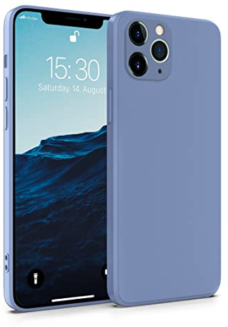MyGadget Case for iPhone 11 Pro Max - Cover Ultra Thin TPU - Soft Touch Rubber & Anti-Scratch Shell - Flexible Silicone - Matte Blue