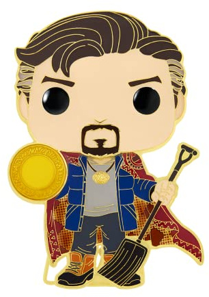 Loungefly POP! Large Enamel Pin MARVEL: SPIDERMAN DR. STRANGE - Spider-Man - Spiderman No Way Home Enamel Pins - Cute Collectable Novelty Brooch - for Backpacks & Bags - Gift Idea