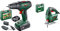 Bosch perceuse-visseuse sans fil UniversalDrill 18V (2 batteries, système 18 V) & Scie Sauteuse Filaire - PST 650 (500 W, Livrée avec Coffret de Rangement et 1 Lame pour Bois T144D)