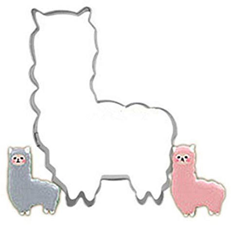 Fopytu Alpaka -keksschneider Edelstahl Candy Biscuit Form Backstempel Küche Gadgets