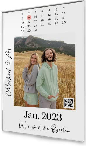 Immagine in vetro acrilico con foto (calendario, 600 x 500 mm)