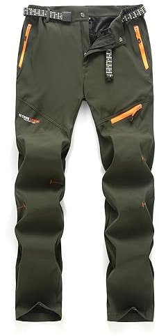 LHHMZ Pantalon de randonnée Homme Printemps-été Pantalon de Marche Sportive Respirant et Confortable Pantalon décontracté d'escalade de Trekking